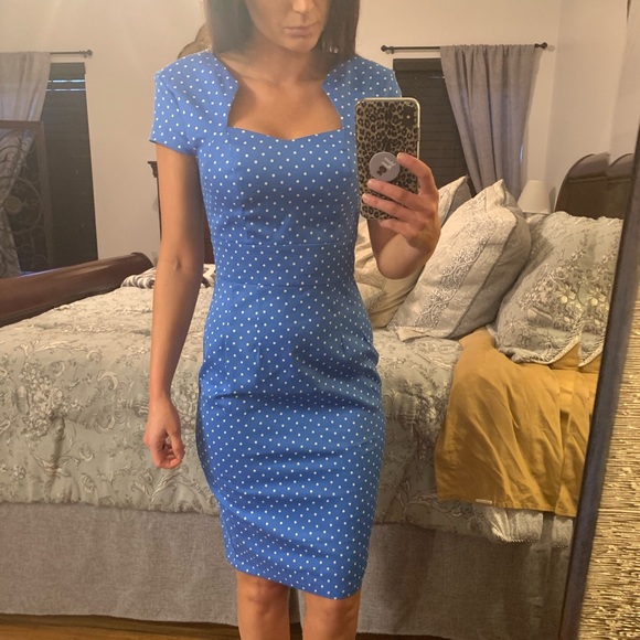 Polka Dot Midi Dress - Picture 2 of 4